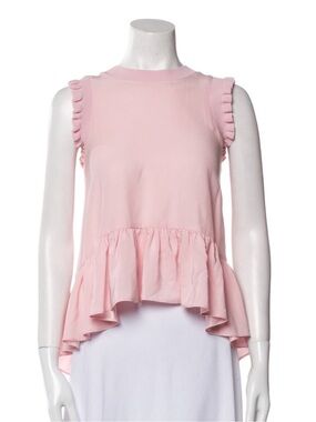 Cinq a sept pink silk blouse